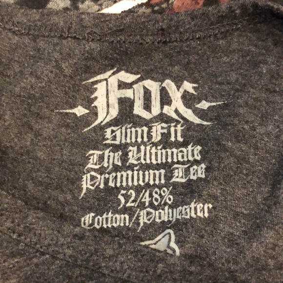 Mens Fox Racing tank top zebra and vintage logo - Picture 4 of 5